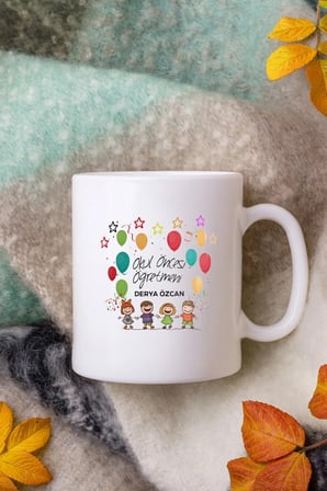Alya Gift Shop Kişiye Özel Okul Öncesi Öğretmeni Kupa Bardak