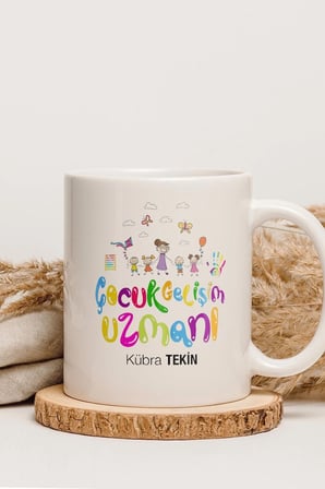 Alya Gift Shop Kişiye Özel Çocuk Gelişim Uzmanı Kupa Bardak