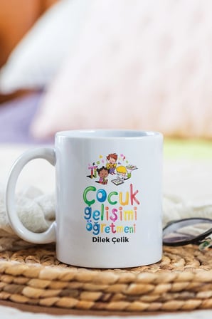 Alya Gift Shop Kişiye Özel Çocuk Gelişimi Öğretmeni Kupa Bardak