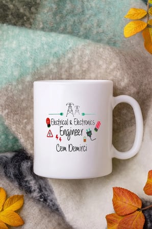 Alya Gift Shop Kişiye Özel Electrical-Electronics Engineer Kupa Bardak