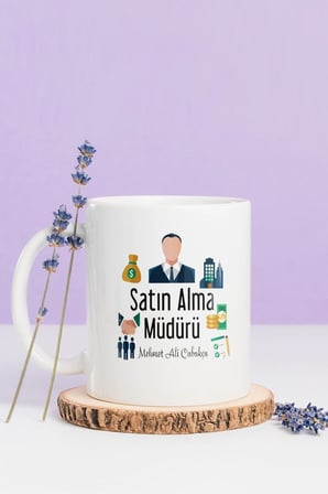 Alya Gift Shop Kişiye Özel Satın Alma Müdürü Kupa Bardak