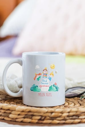 Alya Gift Shop Kişiye Özel Okul Öncesi Öğretmeni Kupa Bardak