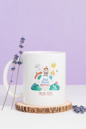 Alya Gift Shop Kişiye Özel Okul Öncesi Öğretmeni Kupa Bardak