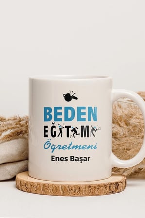 Alya Gift Shop Kişiye Özel Beden Eğitimi Öğretmeni Kupa Bardak