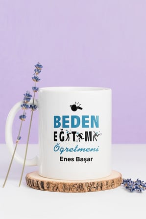 Alya Gift Shop Kişiye Özel Beden Eğitimi Öğretmeni Kupa Bardak