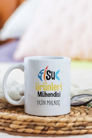 Alya Gift Shop Kişiye Özel Su Ürünleri Mühendisi Kupa Bardak