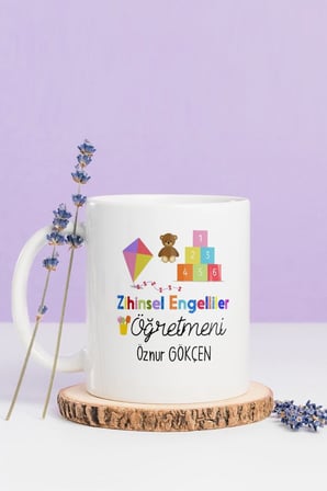 Alya Gift Shop Kişiye Özel Zihinsel Engelliler Öğretmeni Kupa Bardak