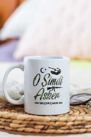 Alya Gift Shop Kişiye Özel O Şimdi Asker Kupa Bardak