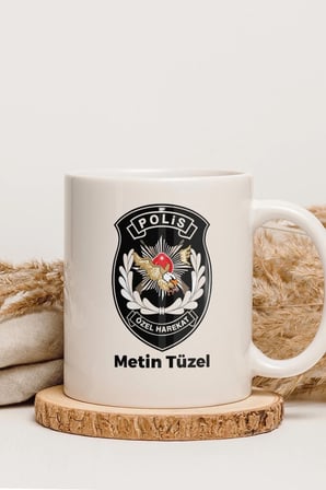 Alya Gift Shop Kişiye Özel Polis Özel Harekat Kupa Bardak