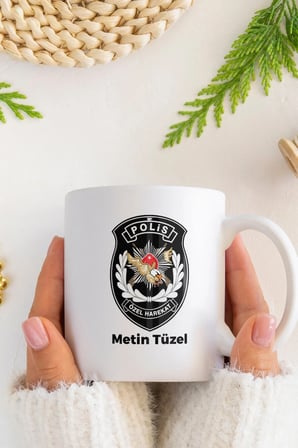 Alya Gift Shop Kişiye Özel Polis Özel Harekat Kupa Bardak