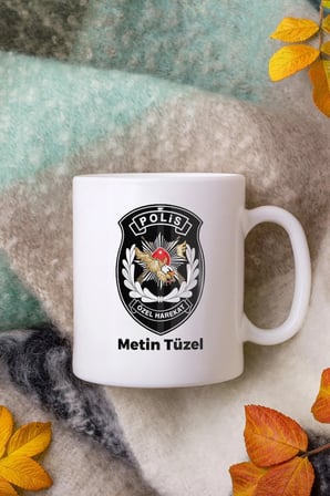 Alya Gift Shop Kişiye Özel Polis Özel Harekat Kupa Bardak