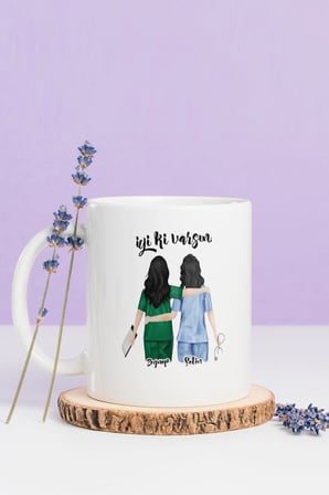 Alya Gift Shop Kişiye Özel İyi Ki Varsın Kupa Bardak
