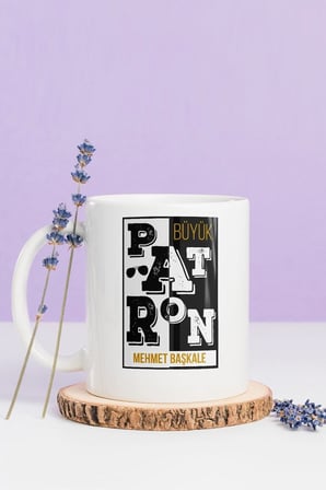 Alya Gift Shop Kişiye Özel Patron Kupa Bardak