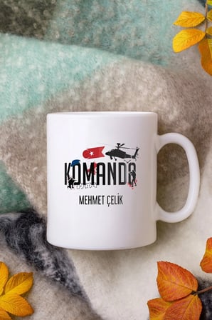 Alya Gift Shop Kişiye Özel Komando Kupa Bardak