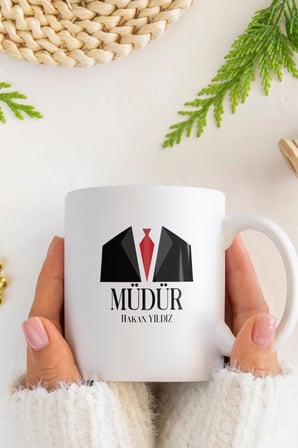 Alya Gift Shop Kişiye Özel Müdür Kupa Bardak