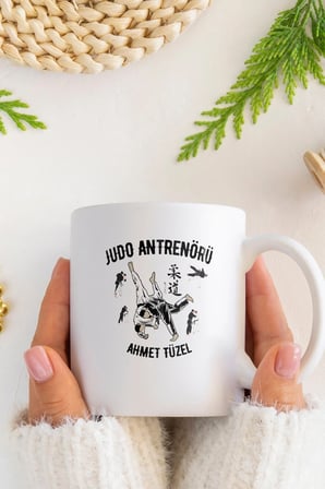 Alya Gift Shop Kişiye Özel Judo Antrenörü Kupa Bardak