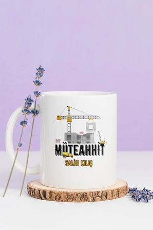 Alya Gift Shop Kişiye Özel Müteahhit Kupa Bardak