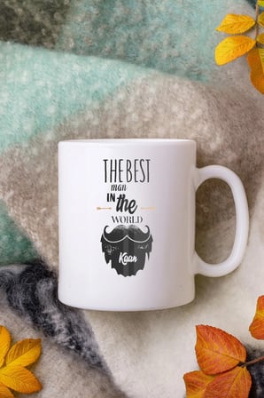 Alya Gift Shop Kişiye Özel Best Man In The World Kupa Bardak