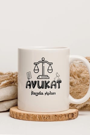 Alya Gift Shop Kişiye Özel Avukat Kupa Bardak