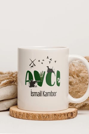 Alya Gift Shop Kişiye Özel Avcı Kupa Bardak