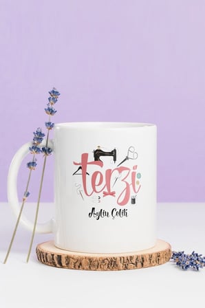 Alya Gift Shop Kişiye Özel Terzi Kupa Bardak