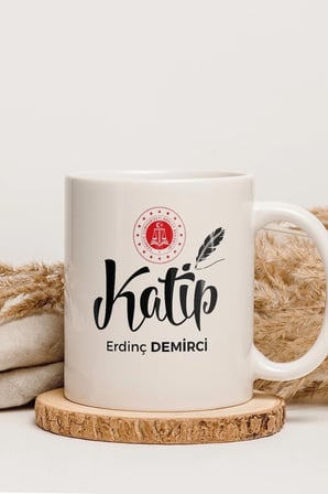 Alya Gift Shop Kişiye Özel Katip Kupa Bardak