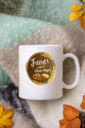 Alya Gift Shop Kişiye Özel Fırıncı Kupa Bardak