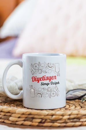 Alya Gift Shop Kişiye Özel Diyetisyen Kupa Bardak