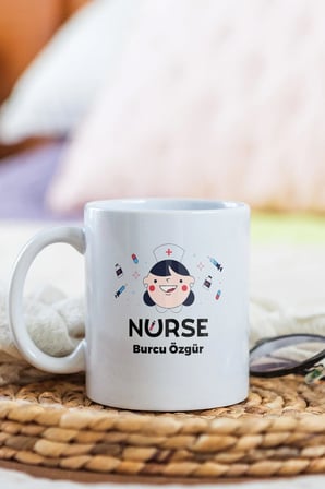 Alya Gift Shop Kişiye Özel Nurse Kupa Bardak