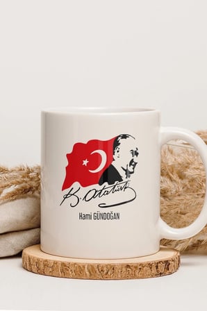 Alya Gift Shop Kişiye Özel Atatürk Kupa Bardak