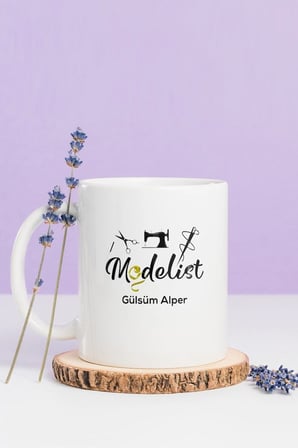 Alya Gift Shop Kişiye Özel Modelist Kupa Bardak