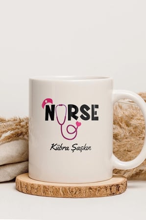 Alya Gift Shop Kişiye Özel Nurse Kupa Bardak