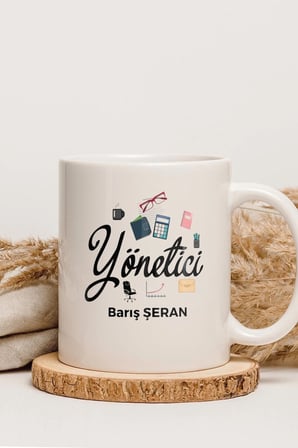 Alya Gift Shop Kişiye Özel Yönetici Kupa Bardak