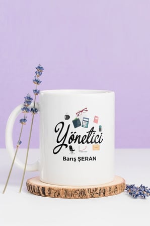 Alya Gift Shop Kişiye Özel Yönetici Kupa Bardak