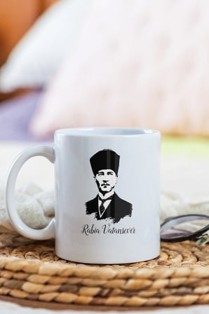 Alya Gift Shop Kişiye Özel Atatürk Kupa Bardak