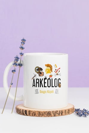 Alya Gift Shop Kişiye Özel Arkeolog Kupa Bardak