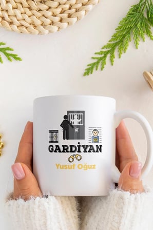 Alya Gift Shop Kişiye Özel Gardiyan Kupa Bardak