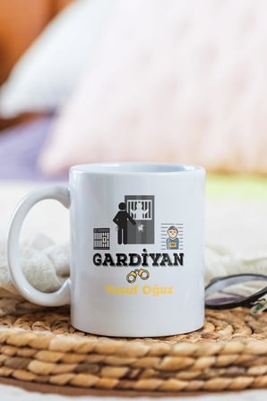Alya Gift Shop Kişiye Özel Gardiyan Kupa Bardak