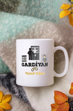 Alya Gift Shop Kişiye Özel Gardiyan Kupa Bardak