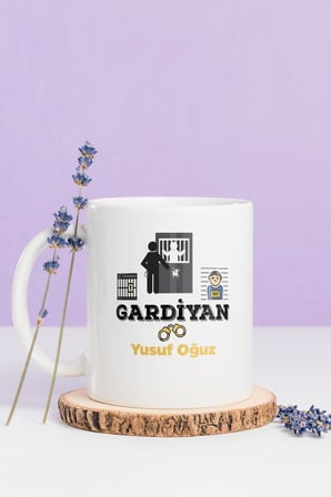 Alya Gift Shop Kişiye Özel Gardiyan Kupa Bardak