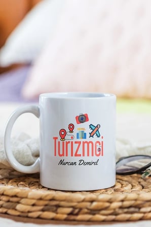 Alya Gift Shop Kişiye Özel Turizmci Kupa Bardak