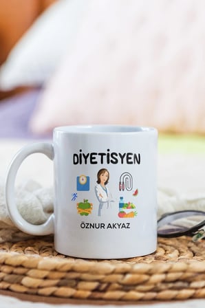 Alya Gift Shop Kişiye Özel Diyetisyen Kupa Bardak