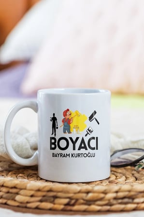 Alya Gift Shop Kişiye Özel Boyacı Kupa Bardak
