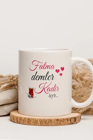 Alya Gift Shop Kişiye Özel İsme Özel Çay Kupa Bardak