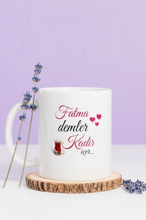 Alya Gift Shop Kişiye Özel İsme Özel Çay Kupa Bardak