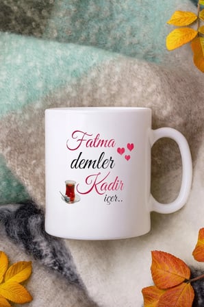 Alya Gift Shop Kişiye Özel İsme Özel Çay Kupa Bardak