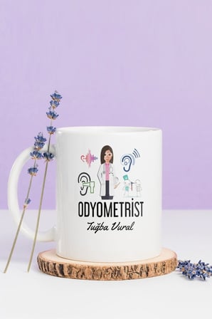 Alya Gift Shop Kişiye Özel Odyometrist Kupa Bardak