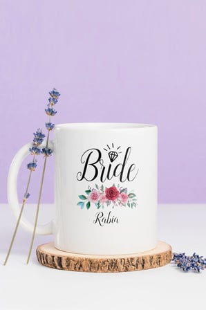 Alya Gift Shop Kişiye Özel Bride Kupa Bardak
