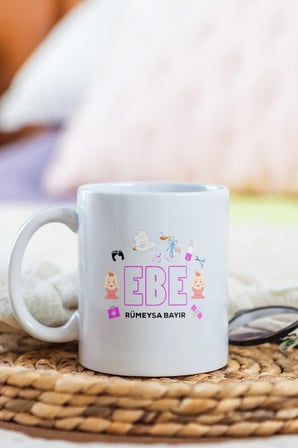 Alya Gift Shop Kişiye Özel Ebe Kupa Bardak