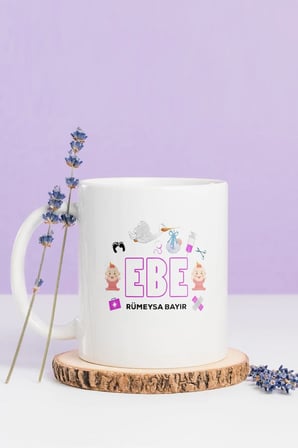 Alya Gift Shop Kişiye Özel Ebe Kupa Bardak